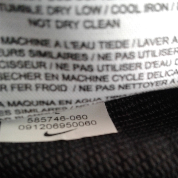 Nike GOLF boys Stay Cool stay Dri Shorts Checked Grey sz L - Picture 3 of 5